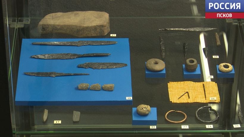 В Пскове сегодня открылась выставка находок прошедшего археологического сезона