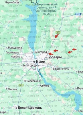 Российские БПЛА атакуют окраины Киева