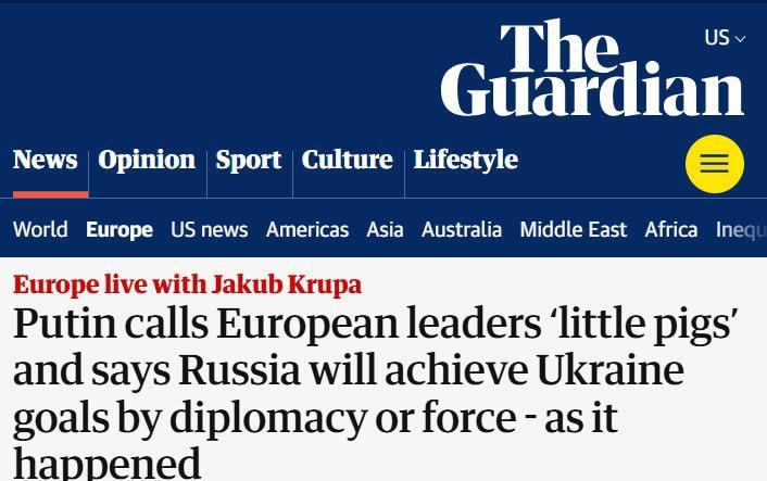 «Европейские подсвинки» стали «маленькими хрюшками»: западные СМИ не справились с переводом «Европейские подсвинки» стали «маленькими хрюшками»: западные СМИ не справились с переводом