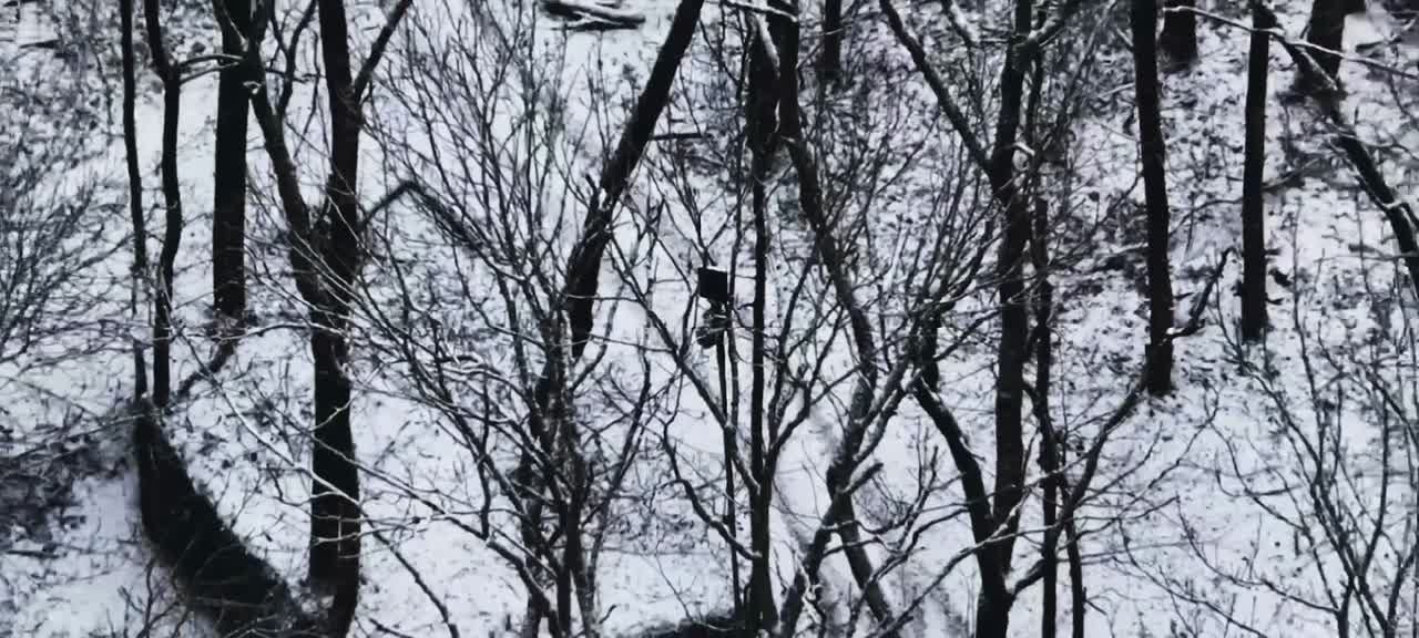 Эпичные кадры поражения пункта управления БпЛА противника в районе н.п. Избицкое Харьковской области