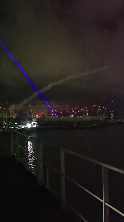 Турки снимают работу вражеского ПВО в Одесском порту