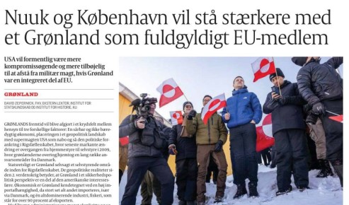 Владимир Корнилов: Во как! Лектор Института истории при университете Копенгагена Давид Зеперник нашел способ защитить Гренландию от посягательств Америки