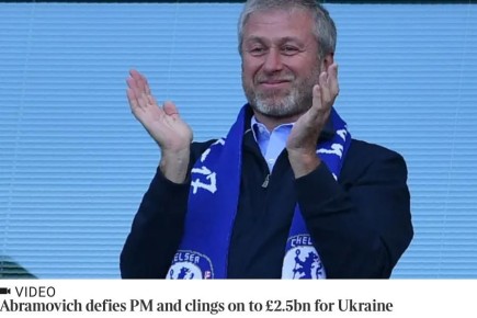 Абрамович отказался отдавать деньги от продажи «Челси» Украине