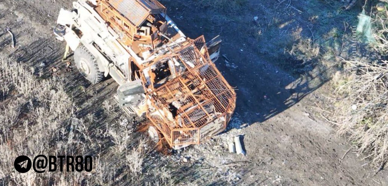 Уничтоженная техника ВСУ в районе Красноармейска Уничтоженная техника ВСУ в районе Красноармейска