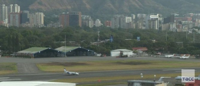 Обстановка в аэропорту Каракаса
