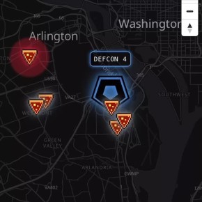 На 342% увеличился рост спроса на пиццу в районе Пентагона перед атакой Каракаса