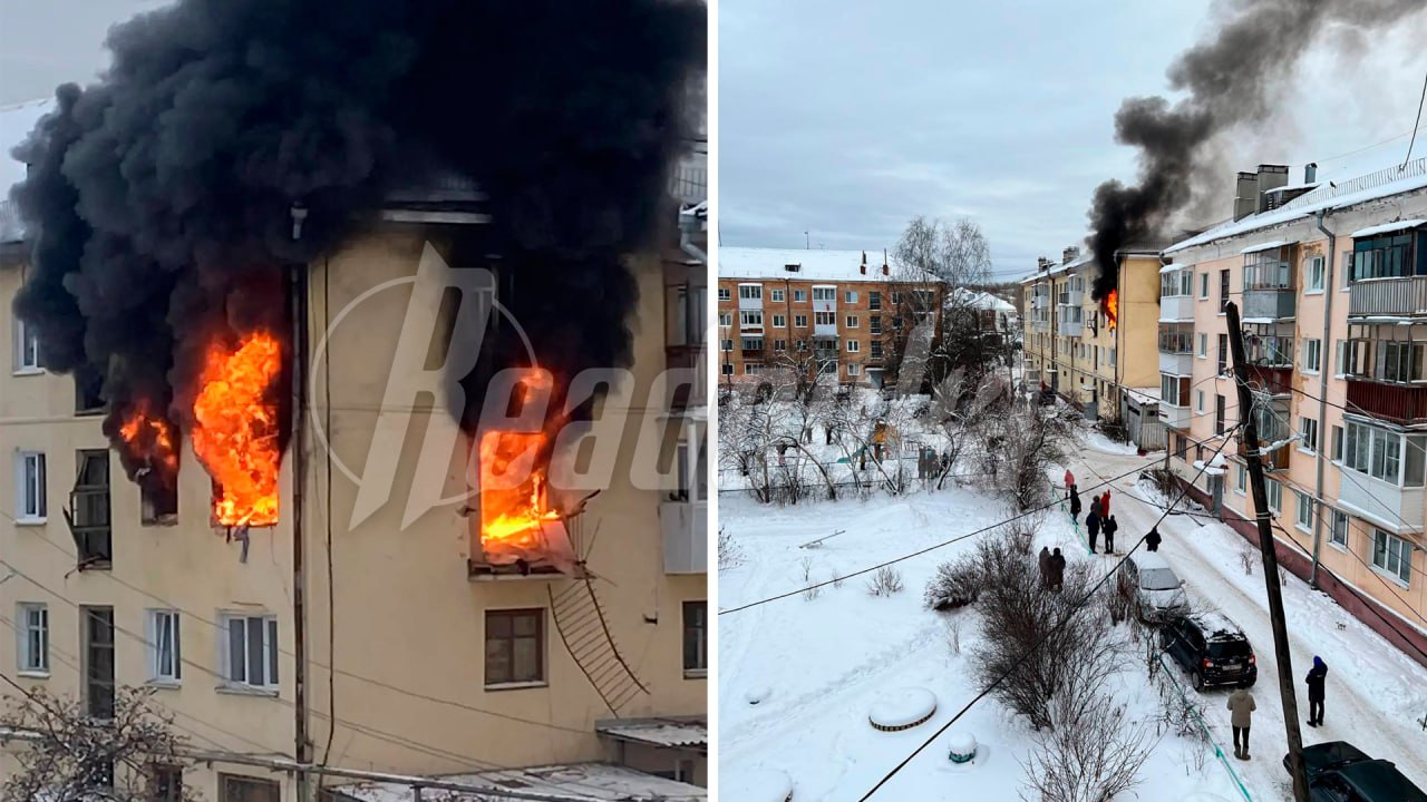 Три человека пострадали при пожаре в многоквартирном доме в Свердловской области — возбуждено уголовное дело