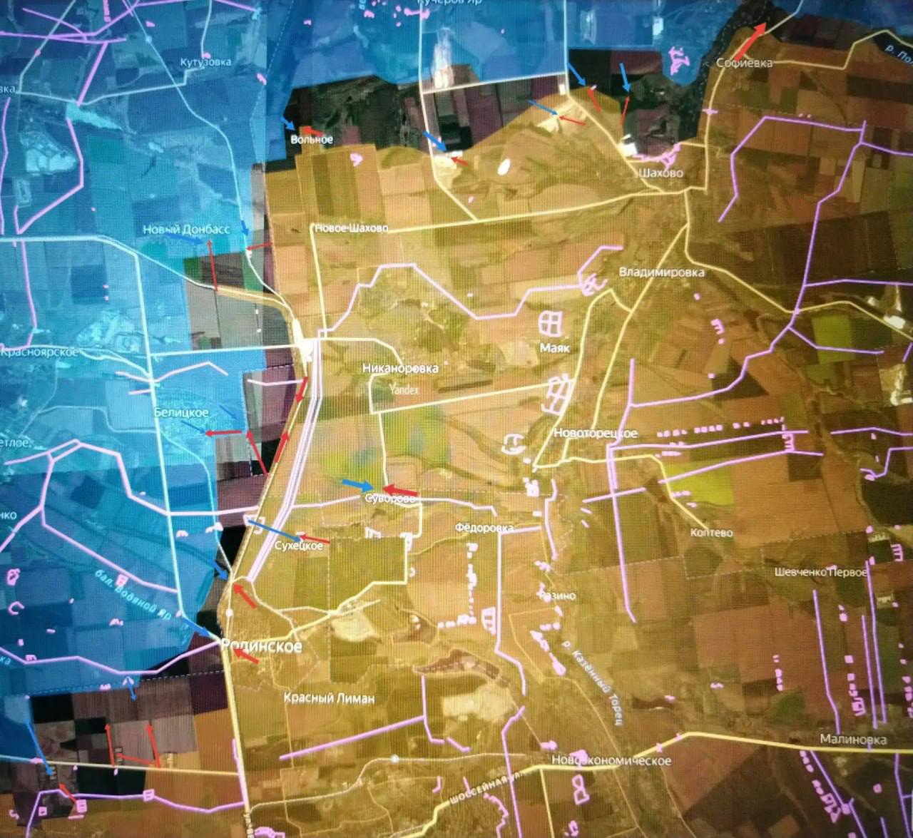 Дружковское направление (данные от @ukr_2025_ru)