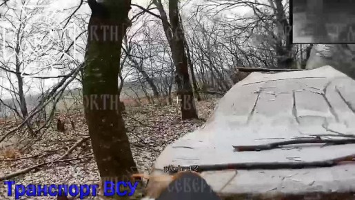 Очередная подборка кадров уничтожения транспорта ВСУ