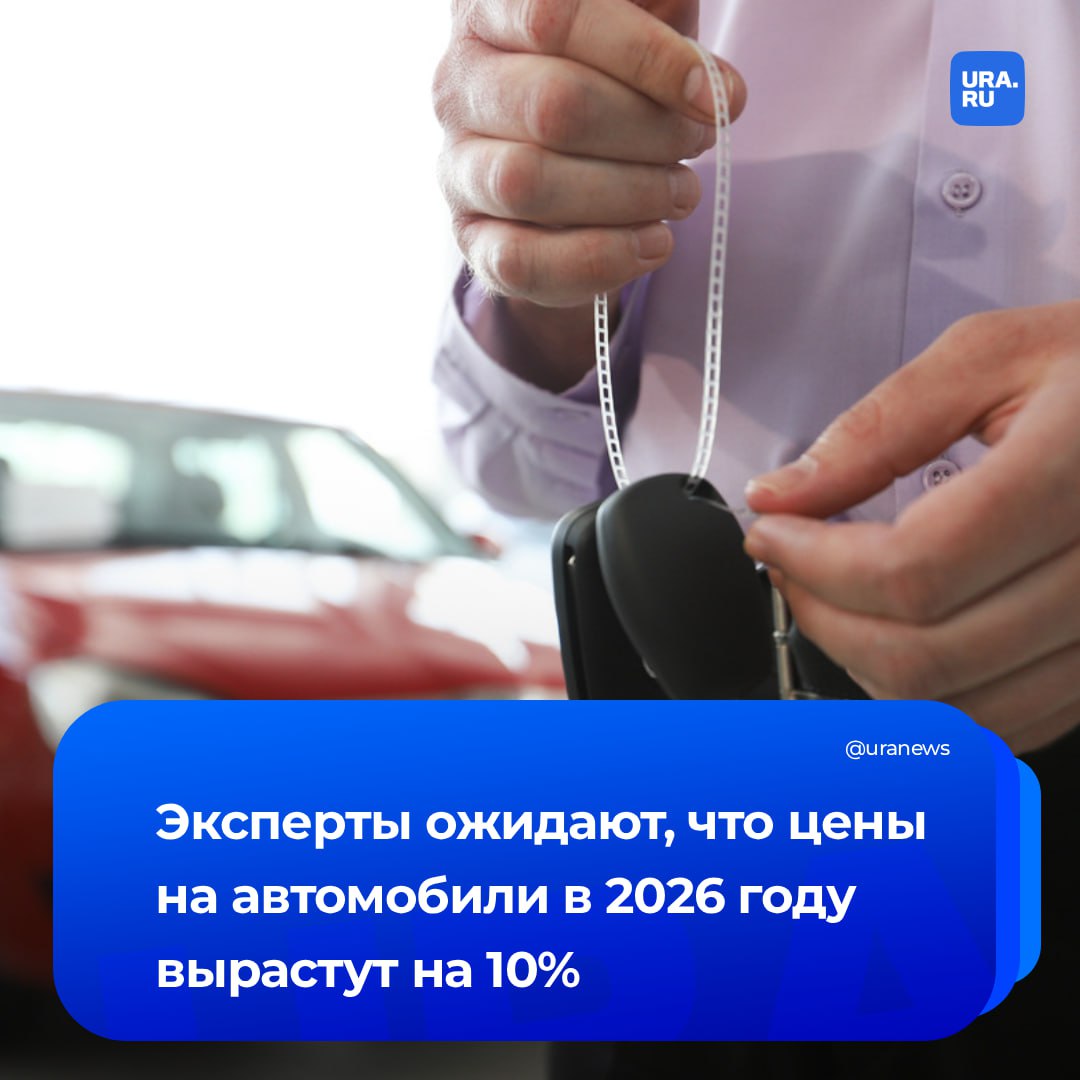 Что будет с авторынком в 2026 году? Три «кита» в виде утильсбора, снижения спроса и НДС приведут к подорожанию машин примерно на 10%, прогнозируют отраслевики
