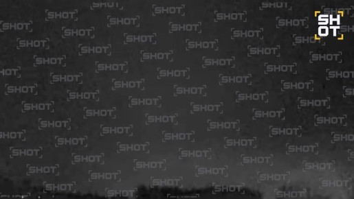 Кадры ударов по инфраструктурному объекту в Киеве