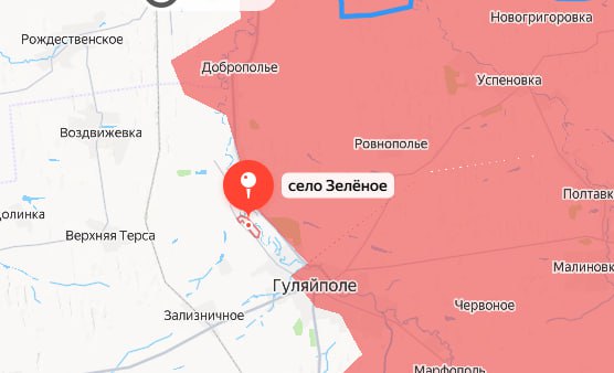 Российские военные освободили Зеленое в Запорожской области, сообщили в Минобороны