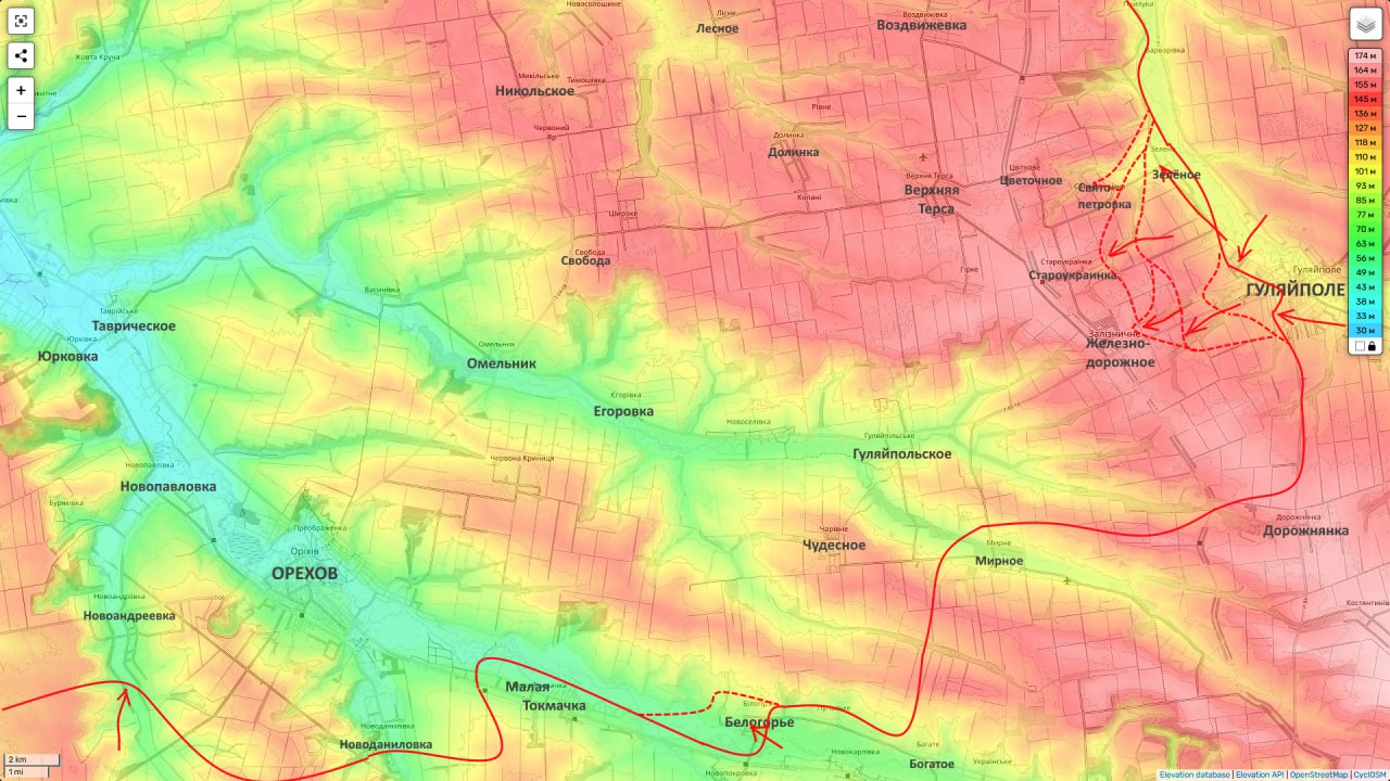 Юрий Подоляка: Гуляйпольское направление (на 09.01.26): Зелёное - Святопетровка Юрий Подоляка: Гуляйпольское направление (на 09.01.26): Зелёное - Святопетровка
