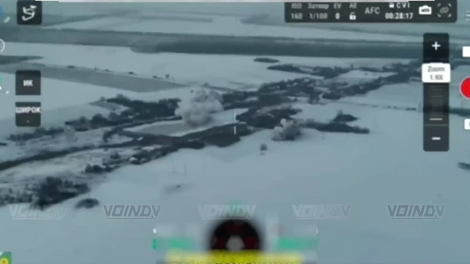 1. Бомбардировщики 11 гвардейской армии ВВС ПВО бьют по позициям противника в н.п. Староукраинка, Времевское направление