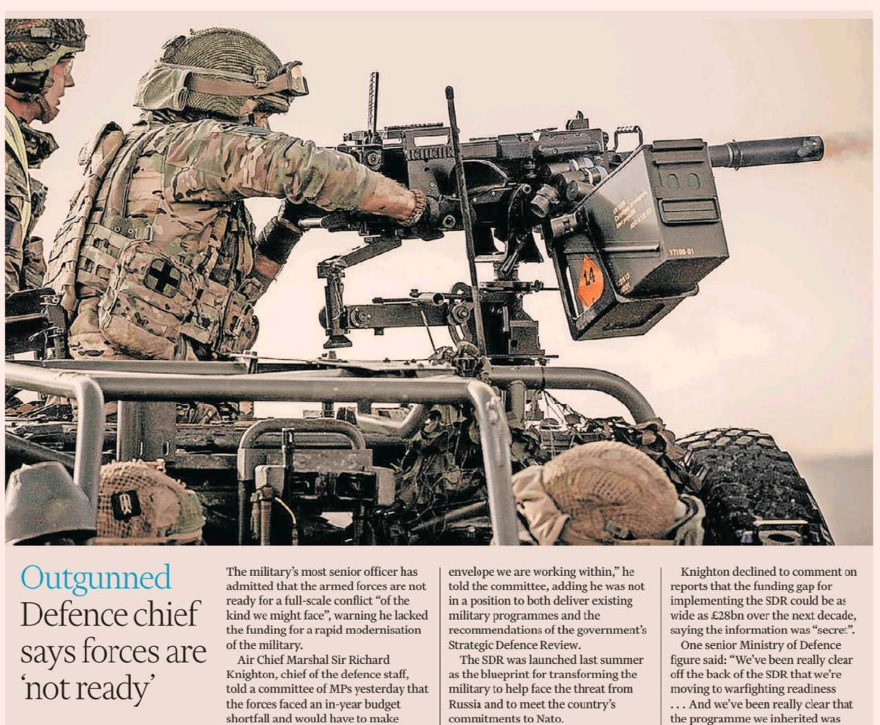 Владимир Корнилов: Британская армия не готова к полномасштабному военному конфликту с Россией