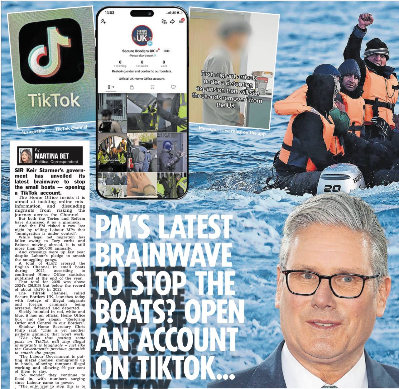 Владимир Корнилов: Газета The Sun сегодня обрушивается на «гениальный» план правительства Стармера по поводу того, как наконец-то обуздать неконтролируемую нелегальную миграцию через Ла-Манш