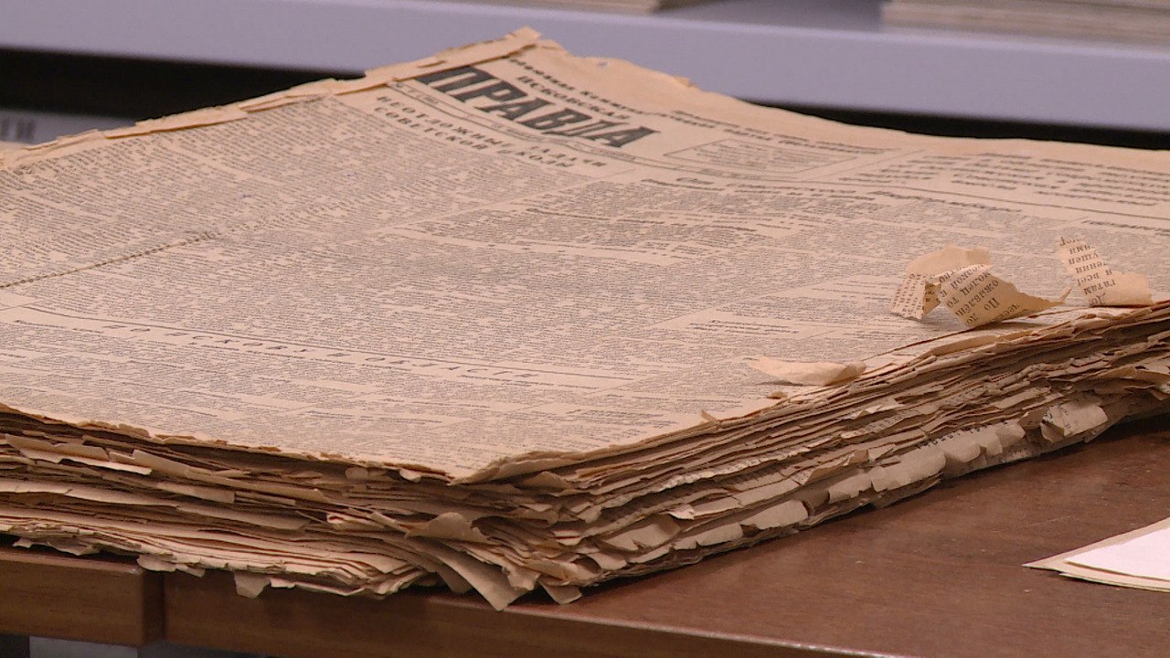 Бережное отношение. "Вести" посмотрели, как в областной библиотеке сохраняют уникальные газеты прошлого века Бережное отношение. "Вести" посмотрели, как в областной библиотеке сохраняют уникальные газеты прошлого века