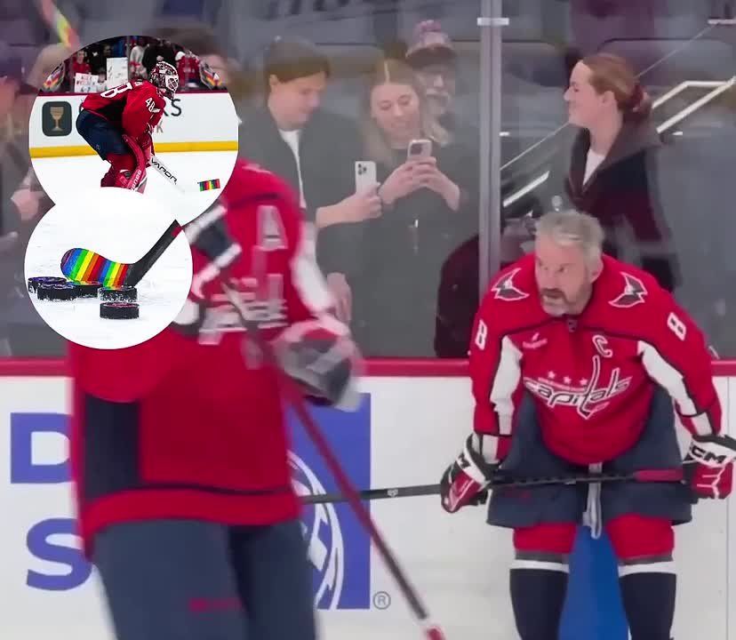 Овечкин выступил против ЛГБТ-акции* во время игры с «Флоридой»