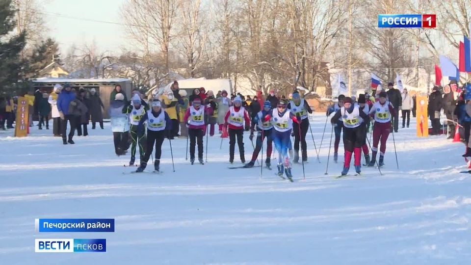 В Печорском районе прошел второй этап Кубка Псковской области по лыжным гонкам