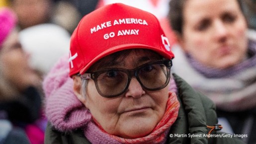 ���������� � ������� ����� ������ ���������������� ������ ��������� MAGA � � �������� Make America Go Away ("����� ������� �����"), �������� AP