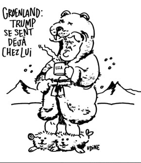 Владимир Корнилов: Французский «Шарли Эбдо» полагает, что Трамп чувствует себя в Гренландии уже как дома