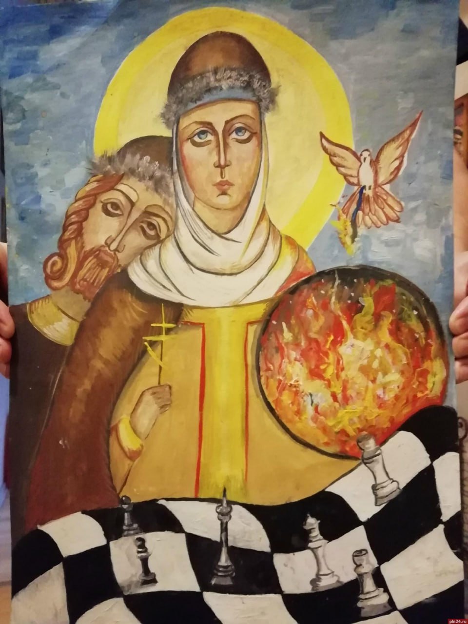 Юная псковичка нарисовала княгиню Ольгу — и стала лауреатом международного конкурса Юная псковичка нарисовала княгиню Ольгу — и стала лауреатом международного конкурса