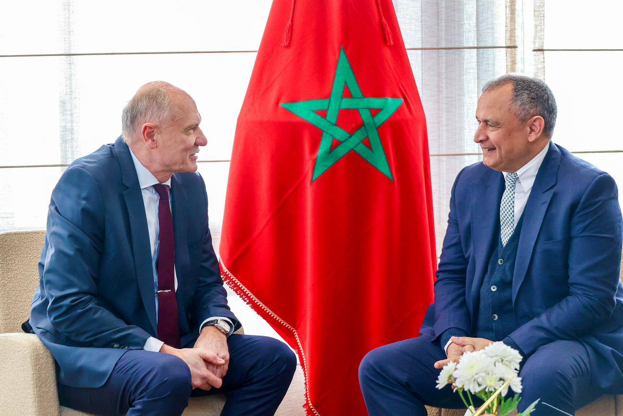 20 января состоялась встреча Посла России в Марокко В.В.Байбакова с Министром промышленности и торговли Марокко Р.Меззуром 20 января состоялась встреча Посла России в Марокко В.В.Байбакова с Министром промышленности и торговли Марокко Р.Меззуром