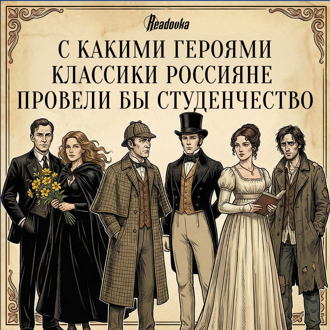 Отправиться на вечеринку с Онегиным и пожить в общежитии с Татьяной Лариной — россияне выбрали, с кем бы разделили свое студенчество