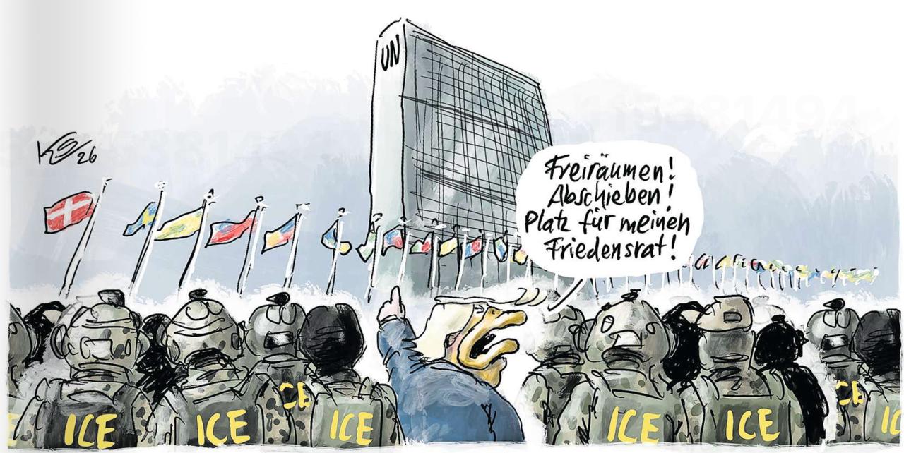 Владимир Корнилов: Немецкая газета Tagesspiegel уже предвкушает, как Трамп прикажет своим миграционным службам выселить Генассамблею ООН из Нью-Йорка: «Освободите здание! Депортируйте их! Это место для моего Совета мира!»