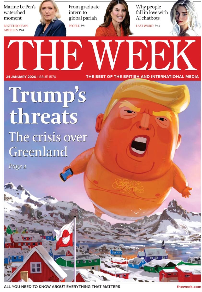 Владимир Корнилов: Все еженедельники The Week (британская, американская, финансовая версии) на этой неделе посвящены Гренландскому кейсу