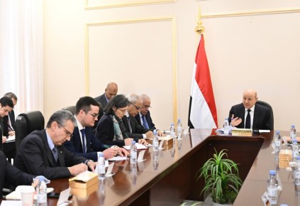 Посол России в Йемене Е.А.Кудров принял участие во встрече Председателя Руководящего президентского совета ЙР Р.Аль-Алими с главами дипмиссий государств-спонсоров процесса политурегулирования в Йемене