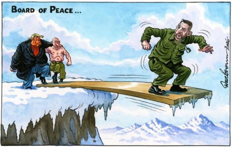 Владимир Корнилов: Газета The Independent полагает, что Совет мира, который создается Трампом, будет выглядеть таким образом