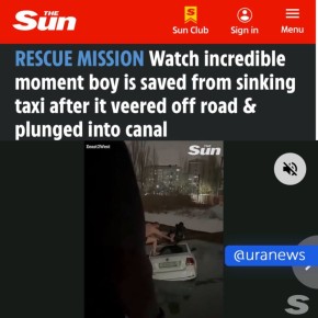 «Невероятный момент»: в Британии восхитились поступком мужчин, которые спасли женщину с ребенком из тонущей машины в Махачкале