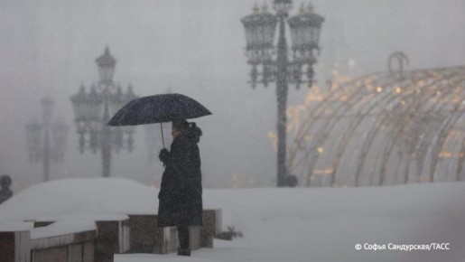 Рекорд по выпавшему снегу в Москве побит второй день подряд, заявил ведущий специалист центра погоды "Фобос" Михаил Леус