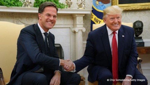 В интересах НАТО Рютте вынужден "подлизываться" к Трампу, пишет Politico со ссылкой на дипломата альянса