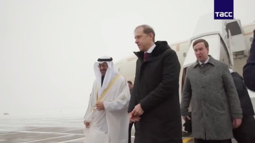Президент ОАЭ прибыл с визитом в Москву