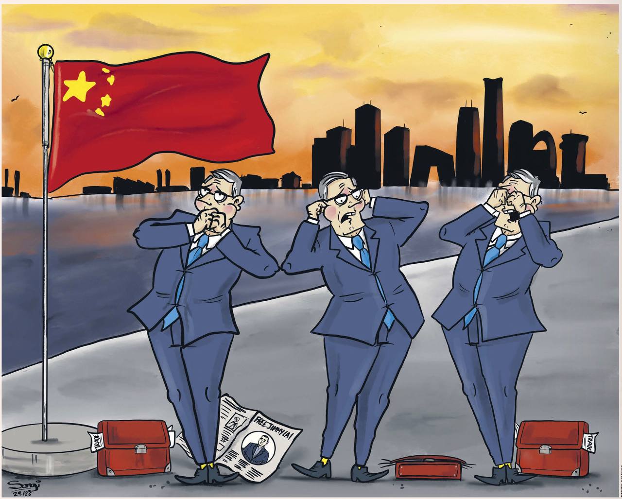 Владимир Корнилов: Уже когда британский премьер Стармер приземлялся в Китае, сын гонконгского медиамагната Джимми Лая, обвиняемого в организации мятежа, призвал Британию не подписывать торговое соглашение с Китаем, пока его...