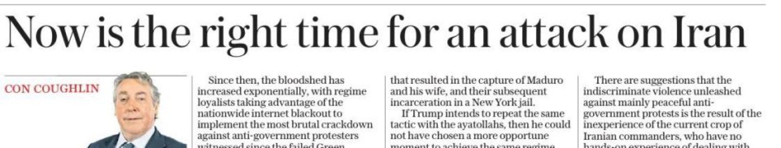 «Сейчас самое время атаковать Иран»