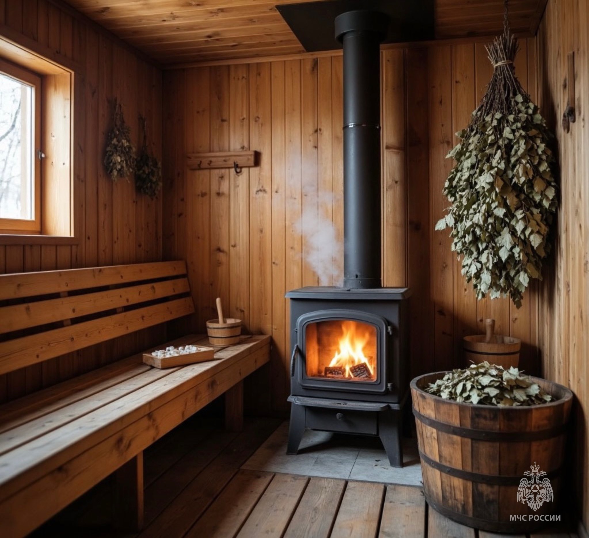 Баня без риска: правила пожарной безопасности