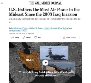 США перебрасывают на Ближний Восток крупнейшую со времен вторжения в Ирак авиагруппировку, пишет The Wall Street Journal