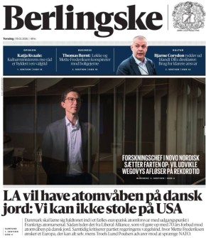 �������� ��������: ������� ������� ������� � �����: ������ Berlingske ��������, ��� ������ ����������� ������ ������� ���������� �� ��������� �� ���������� �������� ������ � ������, ������ ��������� 70 ���