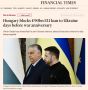 Венгрия блокировала кредит ЕС на €90 миллиардов для Украины