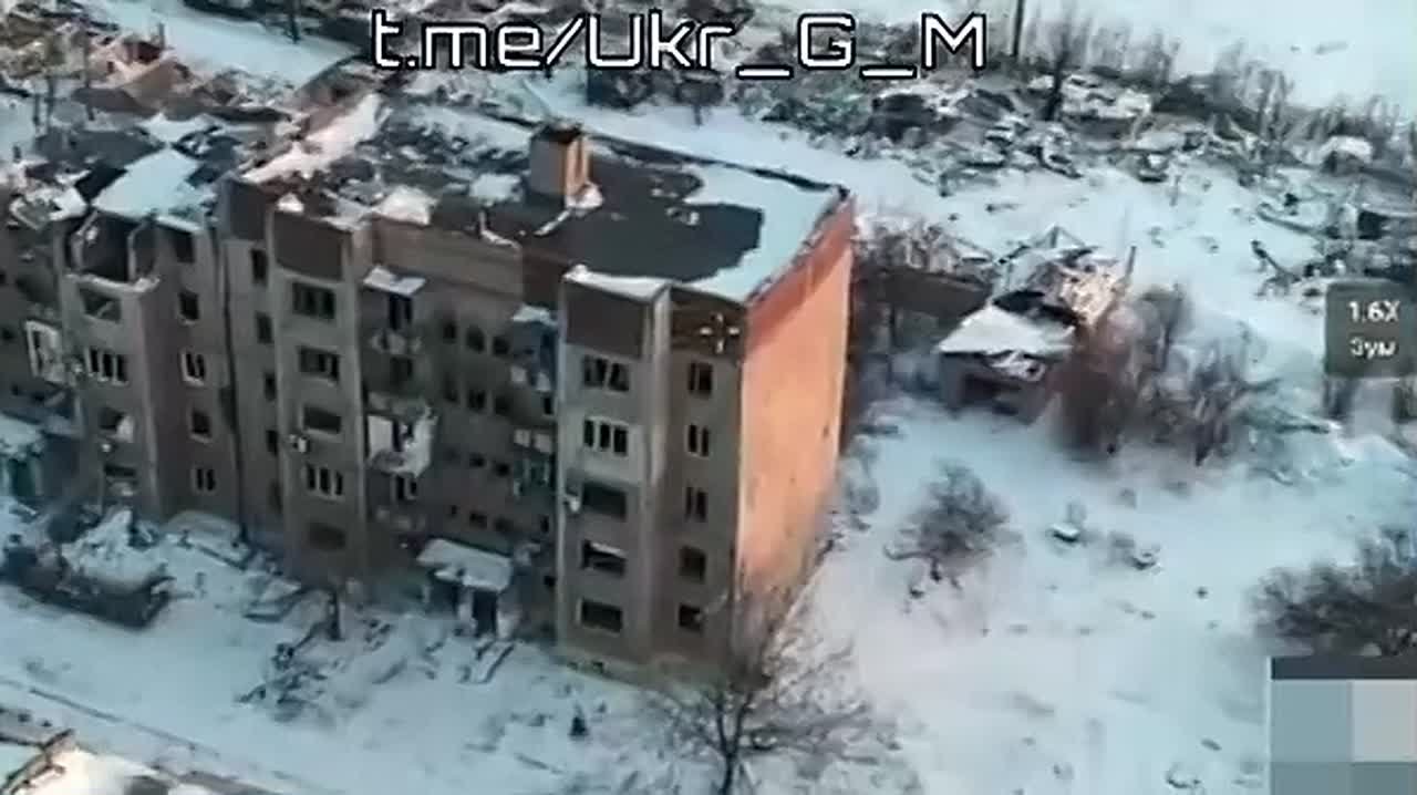 Панорама пока еще оккупированного боевиками ВСУ н.п. Белицкое Донецкой Народной Республики