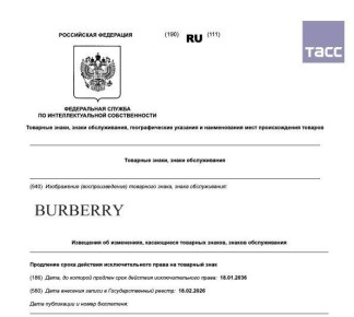 ���������� Burberry �������� ����� �� ��� �������� ����� � �� �� 10 ���, ������� ������������� ����