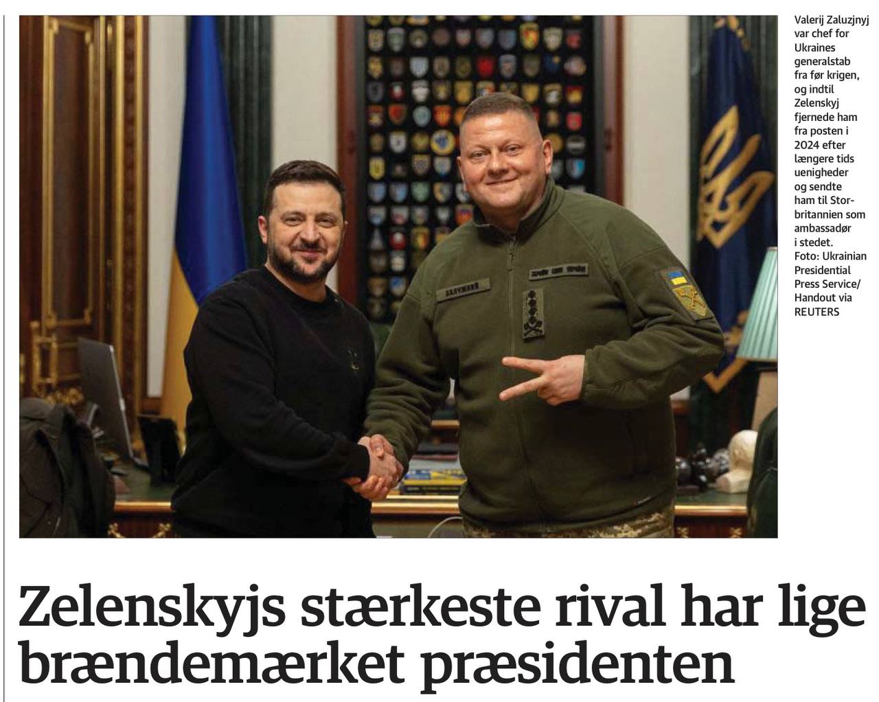 «Самый сильный соперник Зеленского только что заклеймил президента»