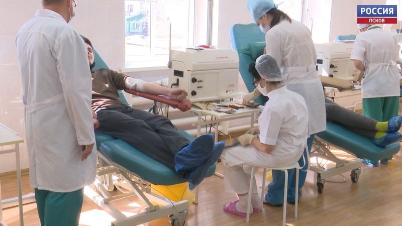 Новые методы заготовки тромбоцитов осваивают в Псковской областной станции переливания крови