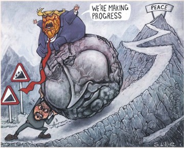 «Мы достигаем прогресса». Это иллюстрация из сегодняшней The Guardian