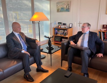 25 февраля в Женеве заместитель Министра иностранных дел Российской Федерации Д.Е.Любинский провёл встречу с новым Верховным комиссаром ООН по делам беженцев Б.Салехом, заступившим на эту должность 1 января 2026 года