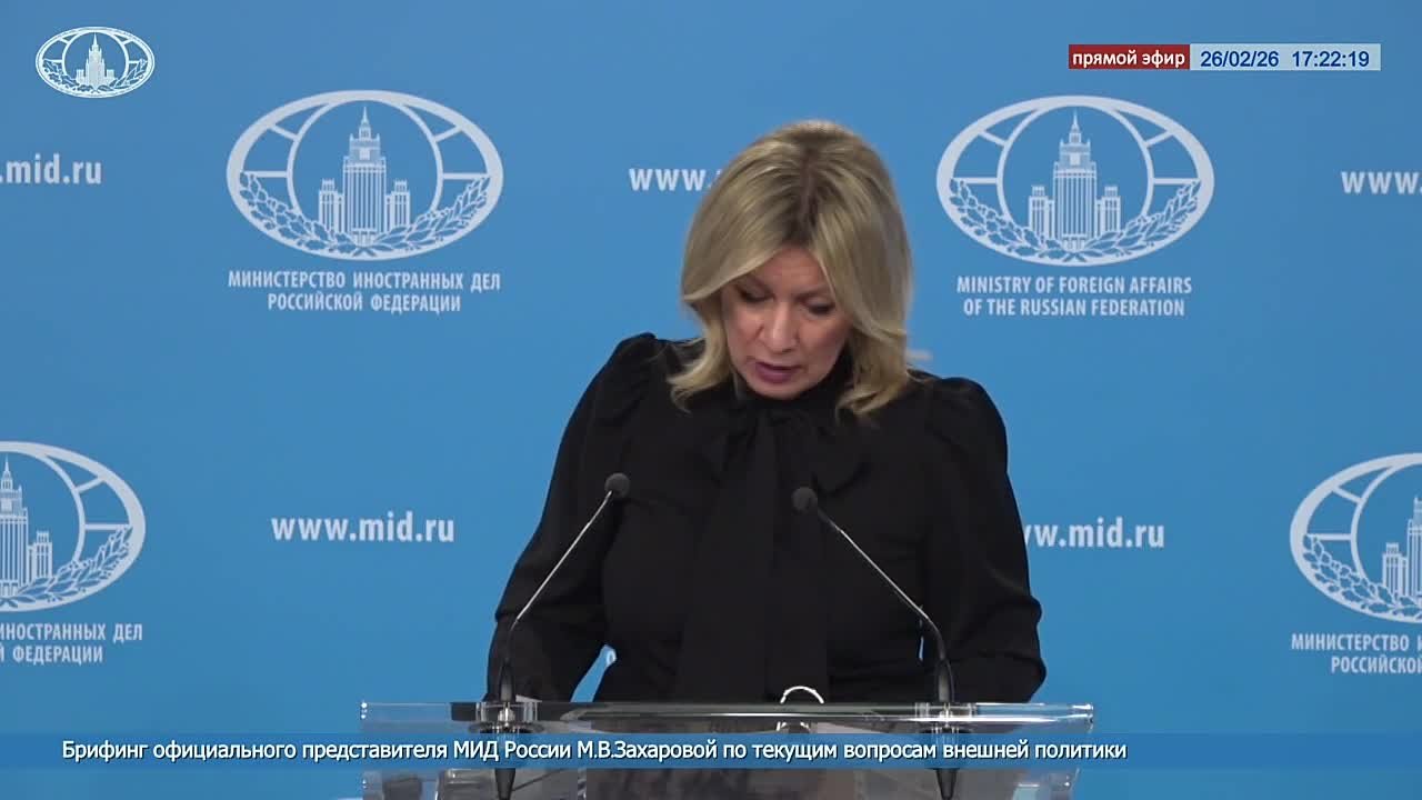 Мария Захарова: Вопрос: В посольстве Франции в Москве, отвечая на вопрос российского СМИ, назвали заявление Службы внешней разведки России о планах Франции и Великобритании передать Украине ядерное оружие «сплошным враньём и...