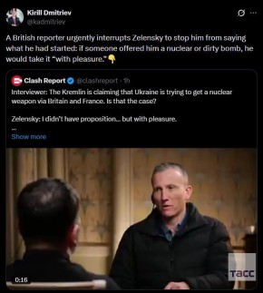 ������ �������� ���������������� ���������� Clash Report, ��� ���������� ������� �������� ���������� ��� Sky News: